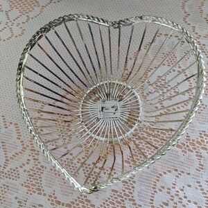 Heart-Shaped Wire Basket